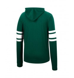 Men's Green Michigan State Spartans Lebowski Hoodie Long Sleeve T-shirt $27.49 T-Shirts