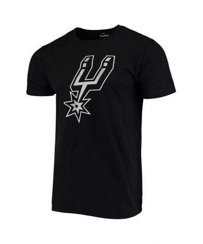 Men's Branded Luka Samanic Black San Antonio Spurs Playmaker Name and Number Logo T-shirt $17.02 T-Shirts