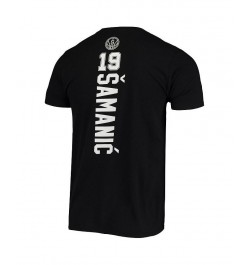 Men's Branded Luka Samanic Black San Antonio Spurs Playmaker Name and Number Logo T-shirt $17.02 T-Shirts