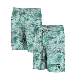 Men's Green Michigan State Spartans Realtree Aspect Ohana Swim Shorts $30.24 Swimsuits