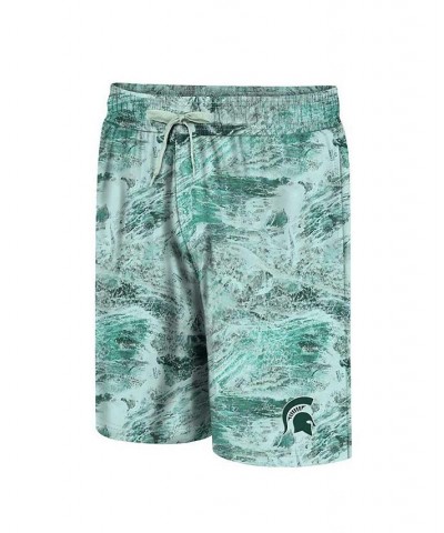 Men's Green Michigan State Spartans Realtree Aspect Ohana Swim Shorts $30.24 Swimsuits