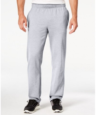 Men's Powerblend Fleece Pants Oxford Gray $22.31 Pants