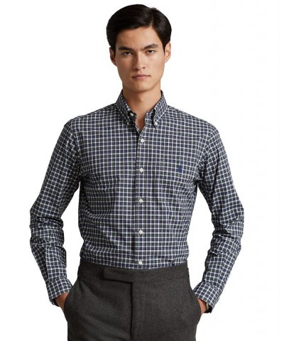 Men's Classic-Fit Stretch Poplin Shirt Multi $31.88 Shirts