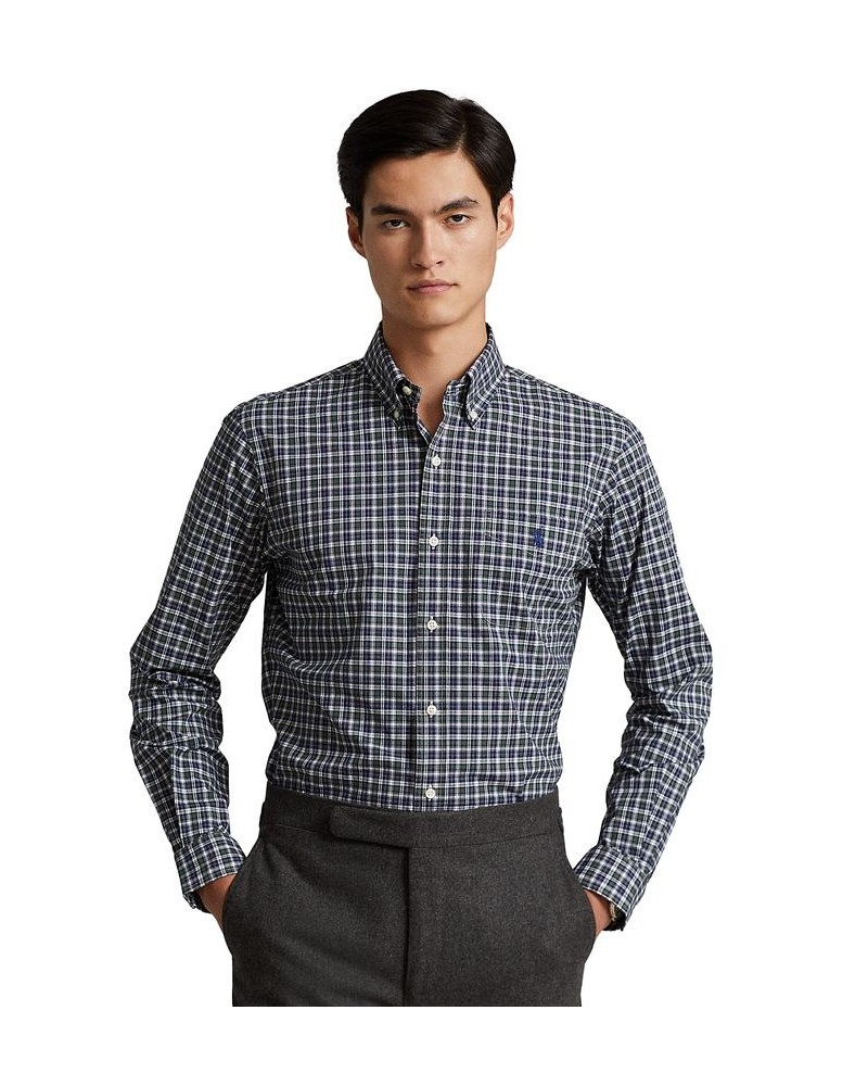 Men's Classic-Fit Stretch Poplin Shirt Multi $31.88 Shirts