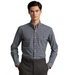 Men's Classic-Fit Stretch Poplin Shirt Multi $31.88 Shirts