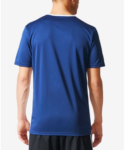 Men's Entrada ClimaLite Soccer Shirt Dark Blue/White $13.25 T-Shirts