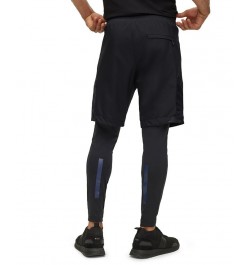 BOSS Men's Slim-Fit Running Leggings Black $54.98 Pants