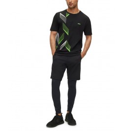 BOSS Men's Slim-Fit Running Leggings Black $54.98 Pants