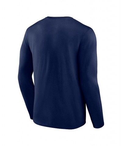 Men's Branded Navy Dallas Cowboys Advance to Victory Long Sleeve T-shirt $27.00 T-Shirts