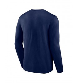 Men's Branded Navy Dallas Cowboys Advance to Victory Long Sleeve T-shirt $27.00 T-Shirts