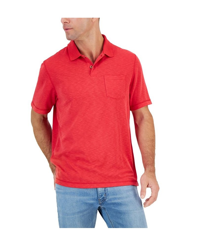 Men's Island Polo Red $11.92 Polo Shirts