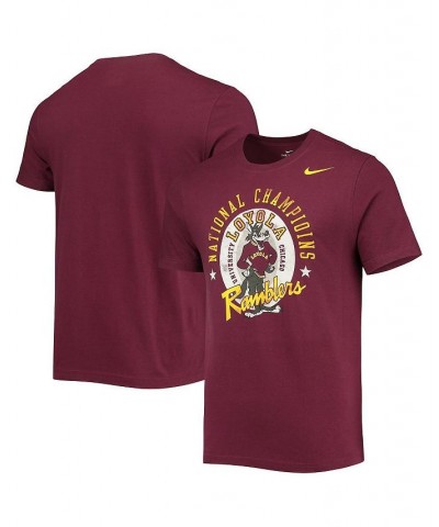 Men's Maroon Loyola Chicago Ramblers Basketball Team Game of Change Core T-shirt $20.52 T-Shirts