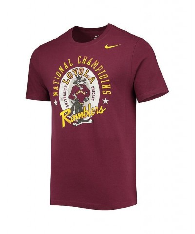 Men's Maroon Loyola Chicago Ramblers Basketball Team Game of Change Core T-shirt $20.52 T-Shirts