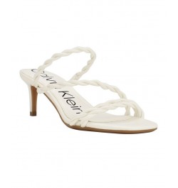 Women's Ileyia Strappy Slip-On Dress Sandals White $43.60 Shoes