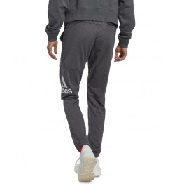 Men's Essentials Single Jersey Tapered Badge of Sport Joggers Gray $33.00 Pants