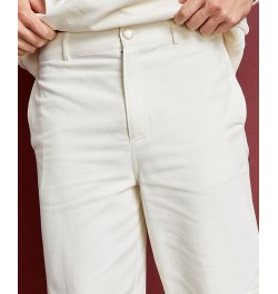 Men's Corduroy & Denim Mixed-Media Pants Ivory/Cream $23.68 Pants