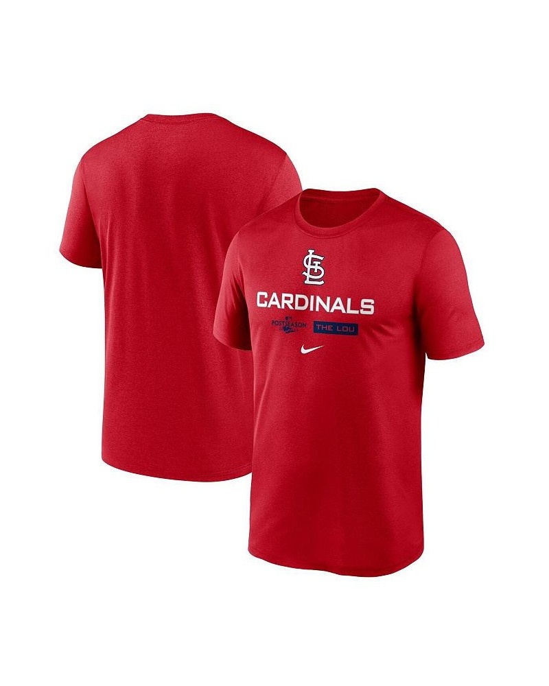 Men's Red St. Louis Cardinals 2022 Postseason Authentic Collection Dugout T-shirt $23.65 T-Shirts