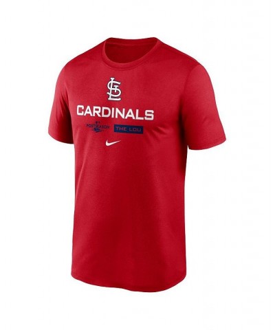 Men's Red St. Louis Cardinals 2022 Postseason Authentic Collection Dugout T-shirt $23.65 T-Shirts