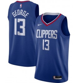 Men's Paul George Royal LA Clippers 2020/21 Swingman Jersey - Icon Edition $38.64 Jersey