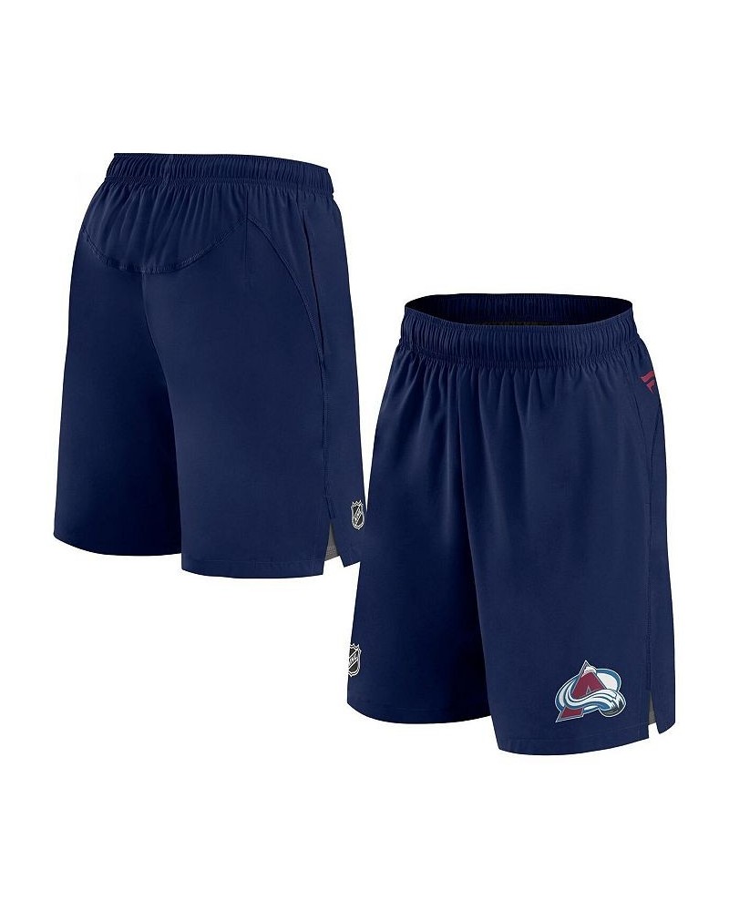 Men's Branded Navy Colorado Avalanche Authentic Pro Rink Shorts $35.74 Shorts