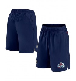 Men's Branded Navy Colorado Avalanche Authentic Pro Rink Shorts $35.74 Shorts