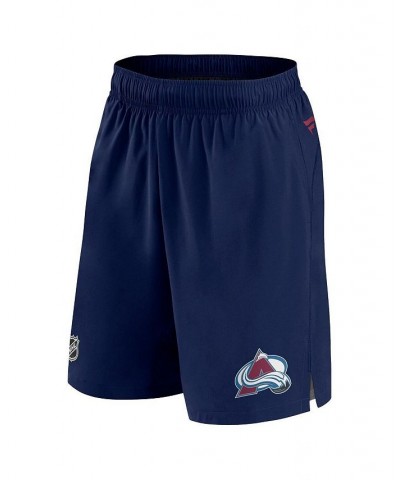 Men's Branded Navy Colorado Avalanche Authentic Pro Rink Shorts $35.74 Shorts