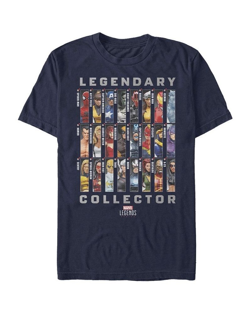 Men's Collectors Set Short Sleeve Crew T-shirt Blue $15.40 T-Shirts