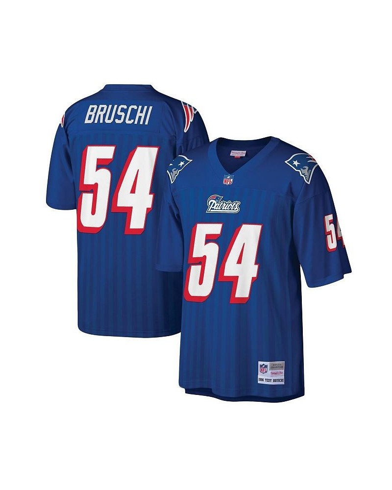 Men's Tedy Bruschi Royal New England Patriots Legacy Replica Jersey $61.20 Jersey