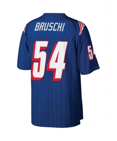 Men's Tedy Bruschi Royal New England Patriots Legacy Replica Jersey $61.20 Jersey