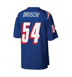 Men's Tedy Bruschi Royal New England Patriots Legacy Replica Jersey $61.20 Jersey