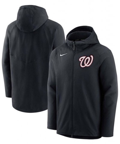 Men's Navy Washington Nationals Authentic Collection Pregame Performance Full-Zip Hoodie $63.70 Jackets