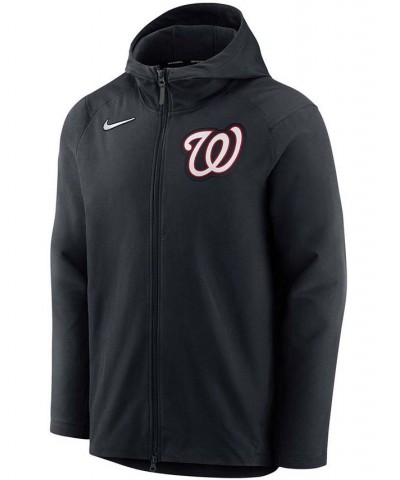 Men's Navy Washington Nationals Authentic Collection Pregame Performance Full-Zip Hoodie $63.70 Jackets