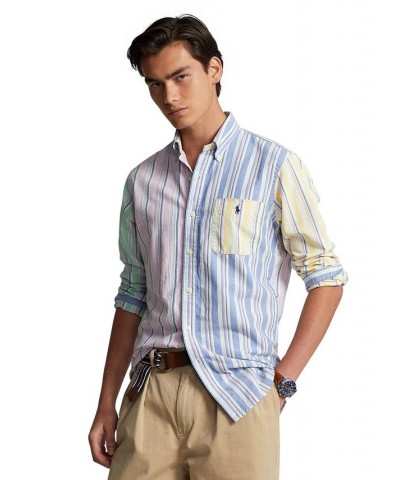 Men's Classic-Fit Cotton Oxford Fun Shirt Multi $48.84 Shirts