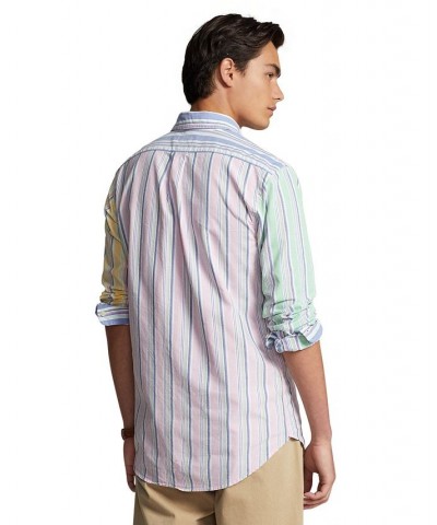 Men's Classic-Fit Cotton Oxford Fun Shirt Multi $48.84 Shirts