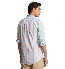 Men's Classic-Fit Cotton Oxford Fun Shirt Multi $48.84 Shirts