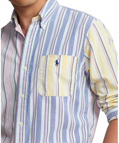 Men's Classic-Fit Cotton Oxford Fun Shirt Multi $48.84 Shirts