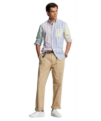 Men's Classic-Fit Cotton Oxford Fun Shirt Multi $48.84 Shirts