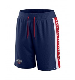 Men's Branded Navy New Orleans Pelicans Referee Iconic Mesh Shorts $27.49 Shorts