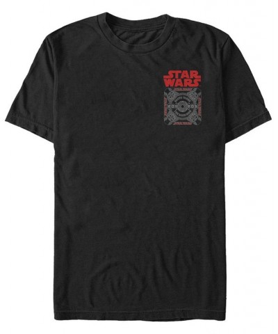 Star Wars Men's Dark Pattern Short Sleeve T-Shirt Black $18.19 T-Shirts