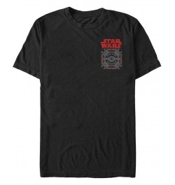 Star Wars Men's Dark Pattern Short Sleeve T-Shirt Black $18.19 T-Shirts