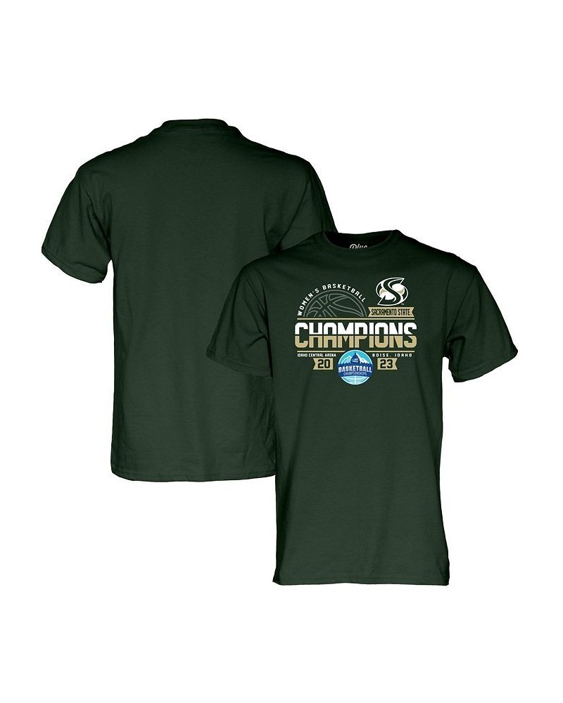 Men's Green Sacramento State Hornets 2023 Big Sky Women's Basketball Conference Tournament Champions T-shirt $16.00 T-Shirts