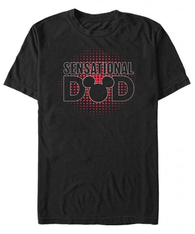 Men's Sensational Dad Short Sleeve T-Shirt Black $18.19 T-Shirts