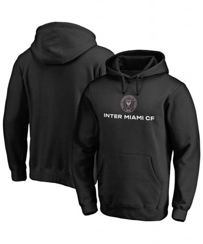 Men's Black Inter Miami CF Primary Logo Pullover Hoodie $26.68 Sweatshirt