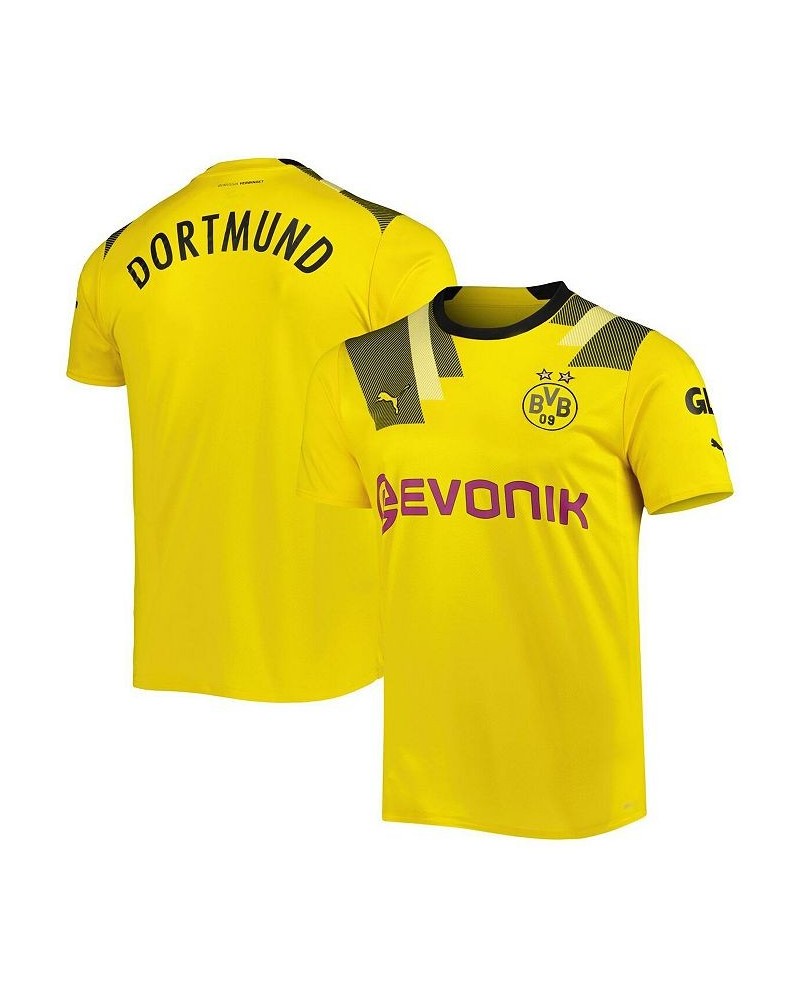 Men's Yellow Borussia Dortmund 2022/23 Third Replica Jersey $44.00 Jersey