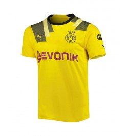 Men's Yellow Borussia Dortmund 2022/23 Third Replica Jersey $44.00 Jersey