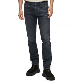 BOSS Men's Slim-Fit Supreme-Movement Denim Jeans Gray $73.32 Jeans