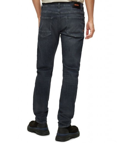 BOSS Men's Slim-Fit Supreme-Movement Denim Jeans Gray $73.32 Jeans