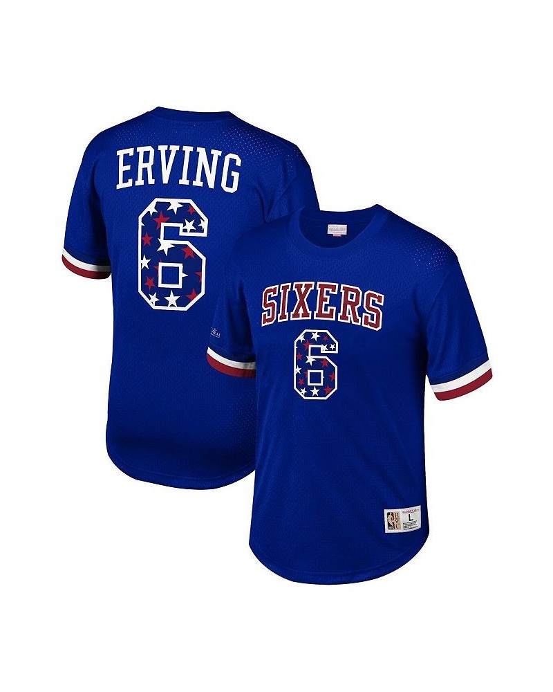 Men's Julius Erving Royal Philadelphia 76ers Player Name Number T-shirt $42.00 T-Shirts