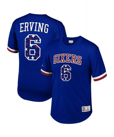 Men's Julius Erving Royal Philadelphia 76ers Player Name Number T-shirt $42.00 T-Shirts