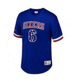 Men's Julius Erving Royal Philadelphia 76ers Player Name Number T-shirt $42.00 T-Shirts